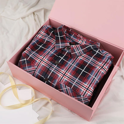 Pink Gift Box,10x7.3x3.5 Gift Boxes With Lids For Presents Includes Ribbon And Diy Printable Sticker Paper,Bridesmaid Proposal Box,Magnetic Gift Box For Birthday,Wedding,Graduation - Colors B