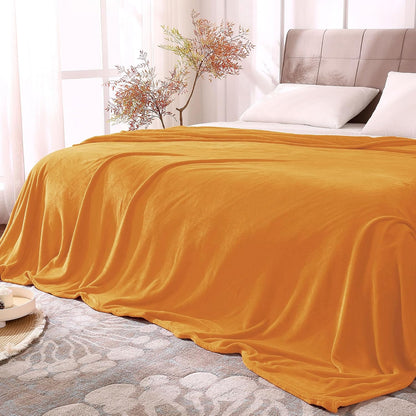 BEDELITE Fleece Blanket Black Throw Blankets for Couch & Bed, Luxury Plush Cozy Fuzzy Blanket 50x60 inches, Super Soft Warm Lightweight Throw Blanket for Travel Camping - Colors A