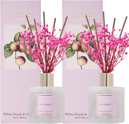 Cocorrína Reed Diffuser Sets, 6.7 fl oz. Black Forest Diffuser with Sticks Home Fragrance Reed Diffuser for Bathroom Shelf Decor