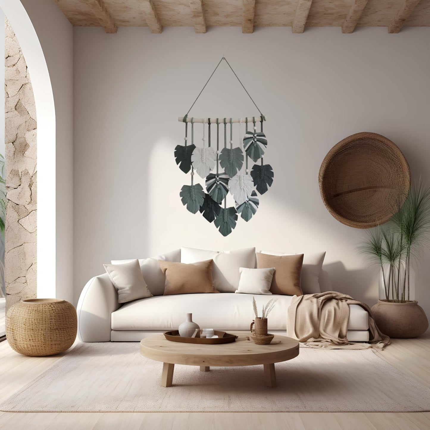 Boho Wall Decor - Large Macrame Wall Hanging - Boho Bedroom Decor - Tapestry for Bedroom - 31x39 inches