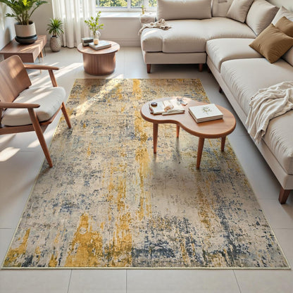 Ompaa 2x6 Rug Runners for Hallways Kitchen Runner Rug Non Slip Washable Grey Long Runner Rugs with Rubber Backing Soft Abstract Carpet Runner for Hallways, Kitchen, Bedroom, Bathroom, Entryway - Colors B