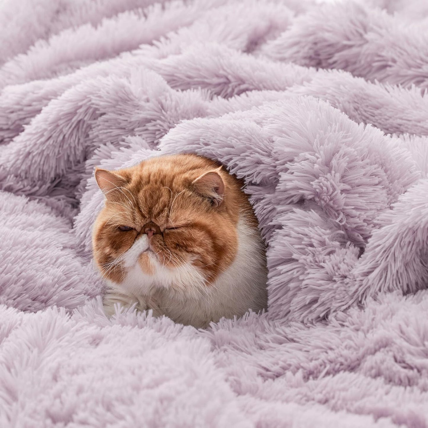 Bedsure GentleSoft Fluffy Fuzzy Faux Fur Throw Blanket for Couch, Soft Sherpa Fleece Cozy Gifts for Women, Plush Bed Blanket Room Decor for Men, Thick Warm Minky Teen Gifts Winter Bedding