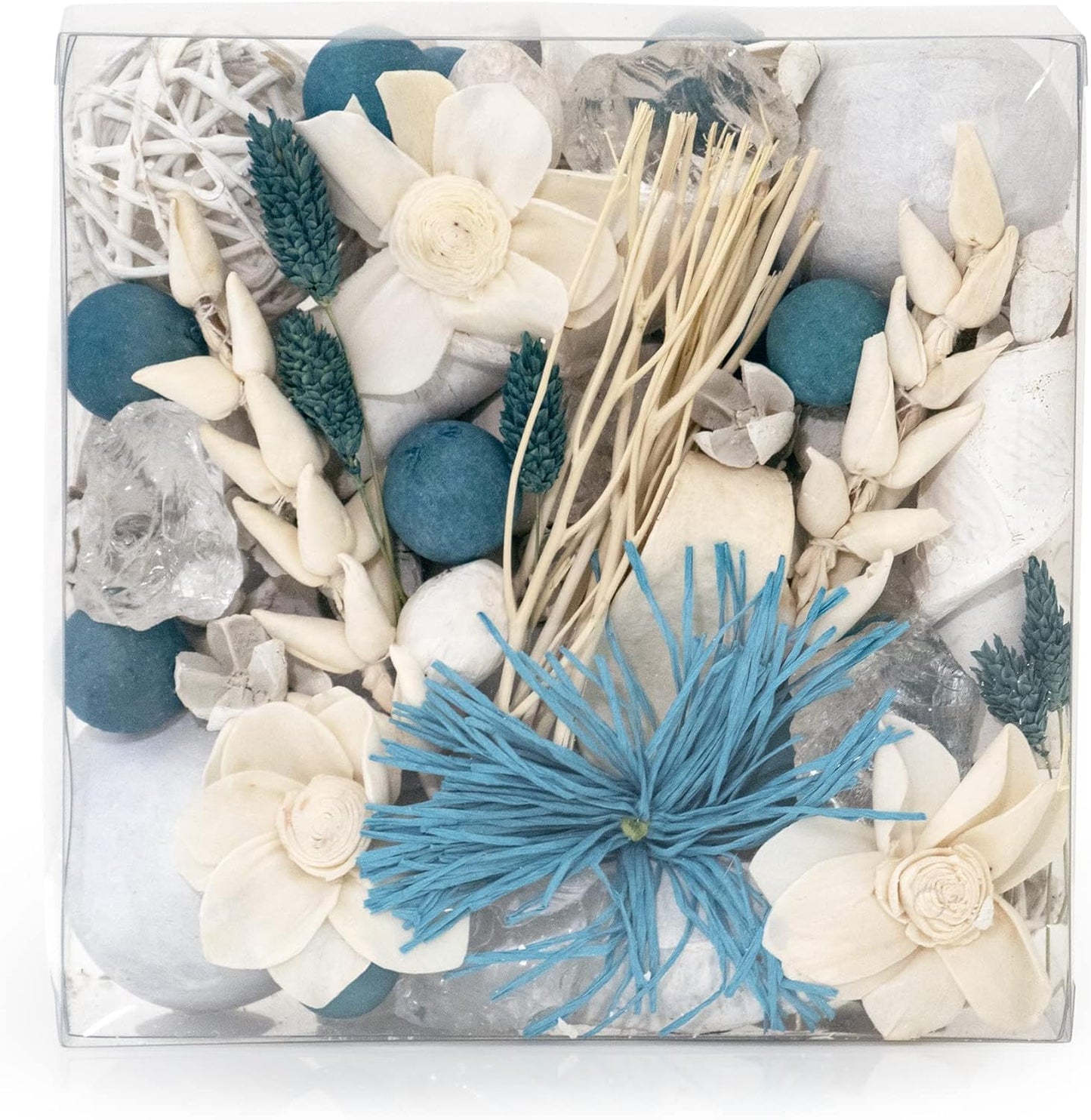 ANDALUCA Maison Box Fragrance Potpourri Decorative Vase & Bowl Filler Home Décor (Coconut Sandalwood)