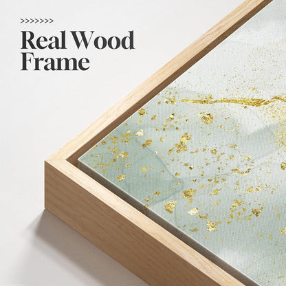 Large Framed Abstract Nature Landscape Wall Art for Living Room, Set of 3 Modern Canvas Prints Paintings Artwork for Walls, Green Lake Pictures for Hallway, Dining Room, Office Wall Decor 24x36 Inch