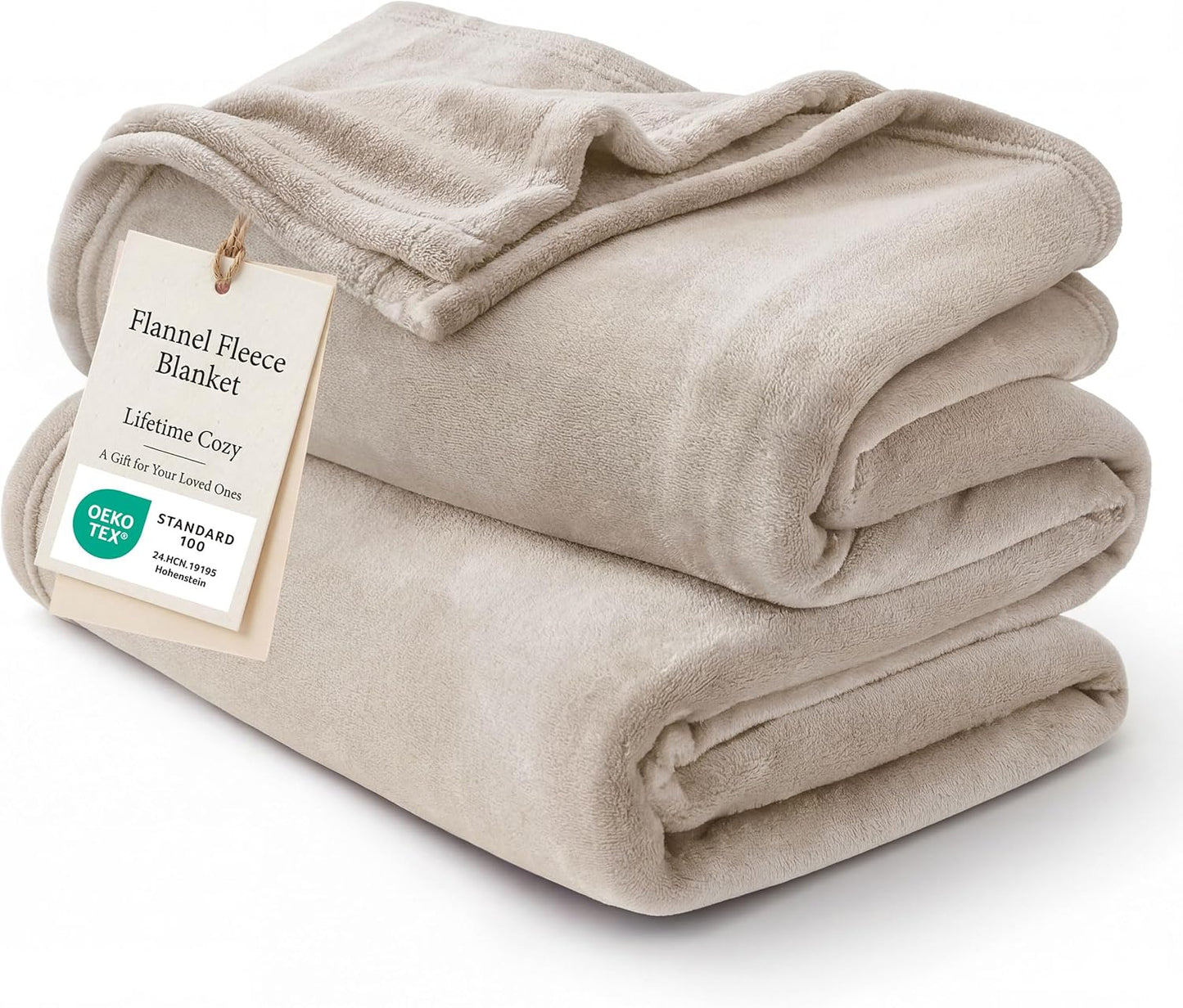 Bedsure GentleSoft Fleece Throw Blanket for Couch Grey - Lightweight Plush Fuzzy Cozy Soft Blankets and Throws for Sofa, Couch, Travel, Camping, 50x60 inches - Colors B