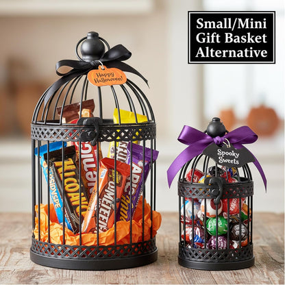Vela Lanterns Bird Cage Decor Candle Holder Lantern Decorative Wedding Table Centerpiece Decorations, White, Small, Set of 4