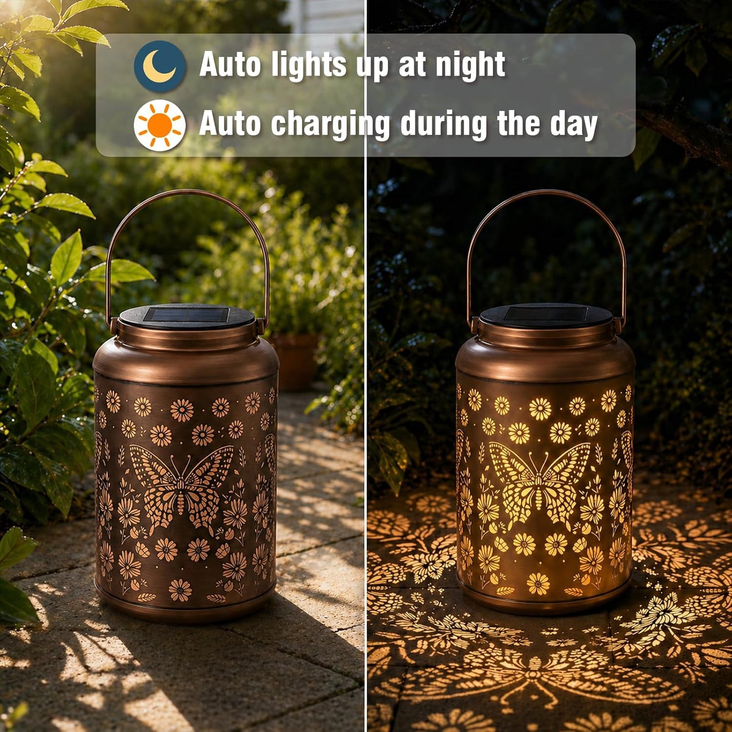 Mothers Day Gifts for Mom Grandma - Birthday Day Gifts for Women, Hummingbird Solar Lantern Outdoor Waterproof, Garden Decor