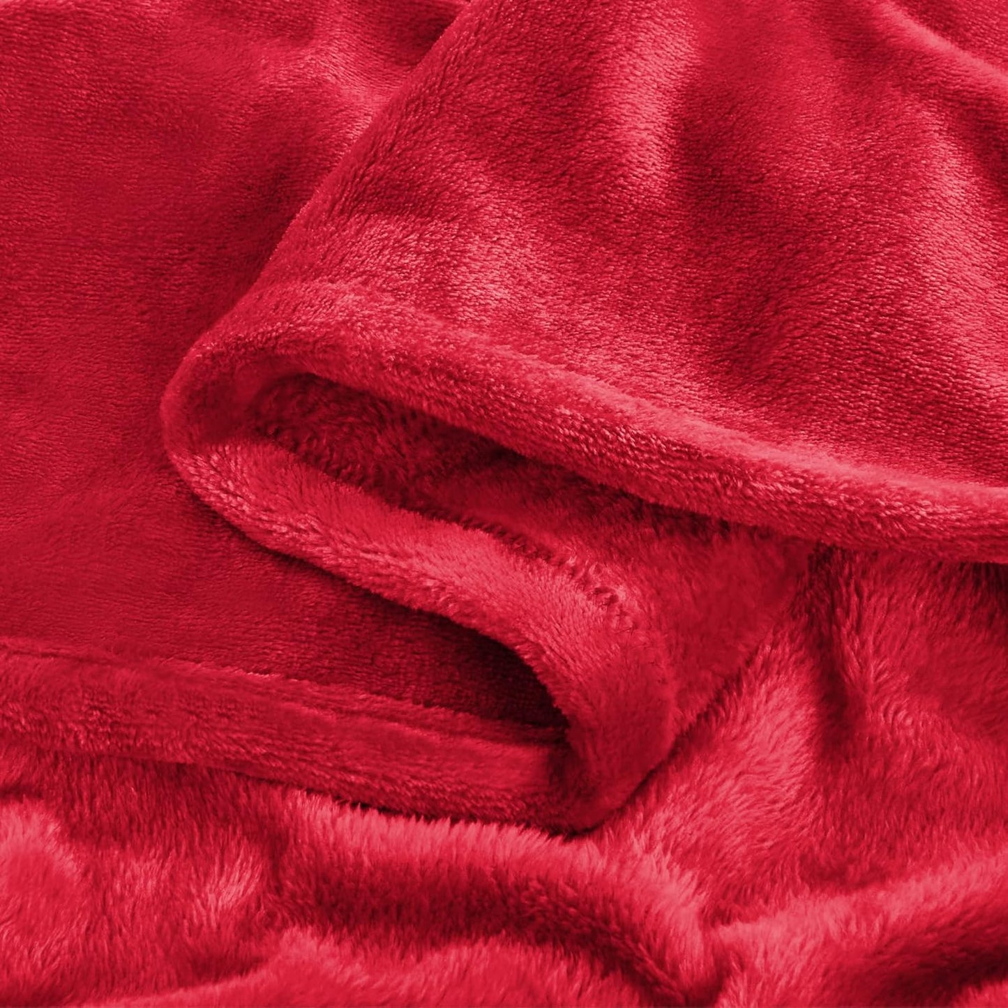 BEDELITE Fleece Blanket Black Throw Blankets for Couch & Bed, Luxury Plush Cozy Fuzzy Blanket 50x60 inches, Super Soft Warm Lightweight Throw Blanket for Travel Camping - Colors B
