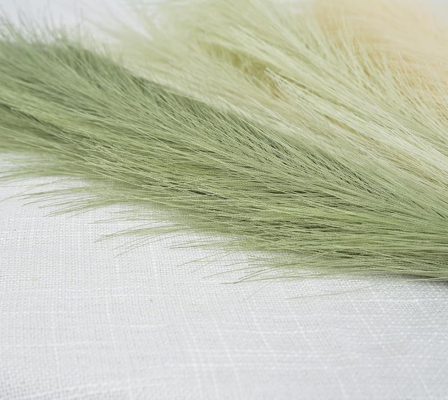 LSKYTOP Orange Pampas Grass Decor,23Inch 12pcs Faux Pampas Grass Bouquets Artificial Pampas Fake Pampas Flower for Home Living Room Bedroom Vase Decor