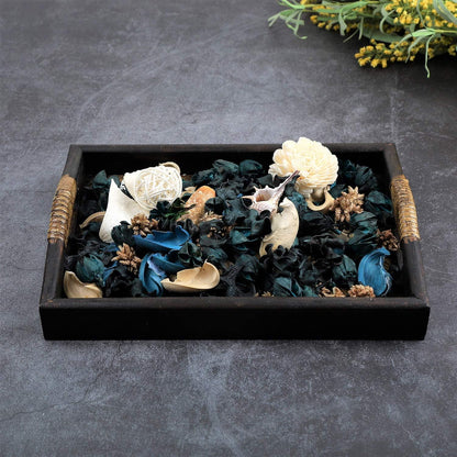 Qingbei Rina Spring Potpourri Bowl Filler, Lavender Scented Potpourri Dried Flower,Decorative Vase Filler,Home Fragrance Perfume Sachet, Bathroom Decor, 9.8 Oz(Purple)