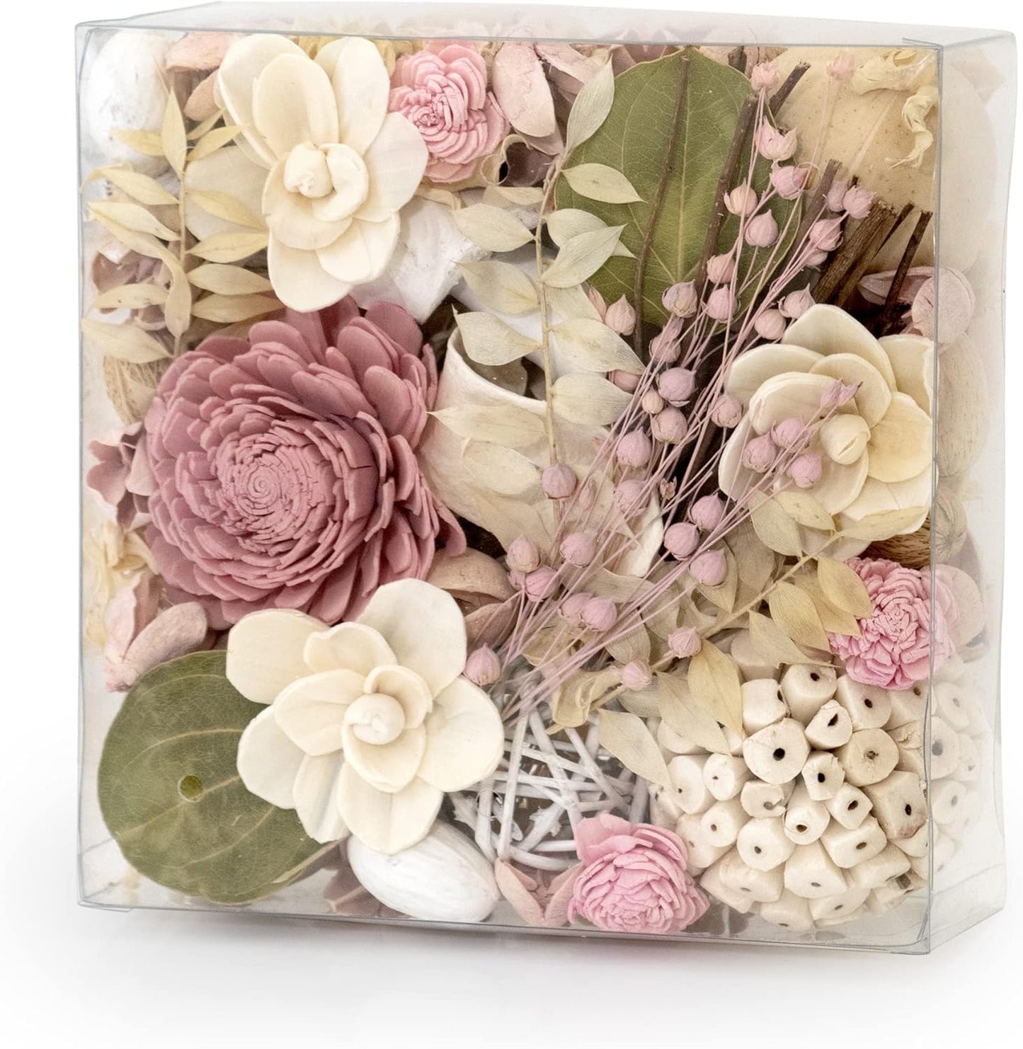 ANDALUCA Maison Box Fragrance Potpourri Decorative Vase & Bowl Filler Home Décor (Coconut Sandalwood)