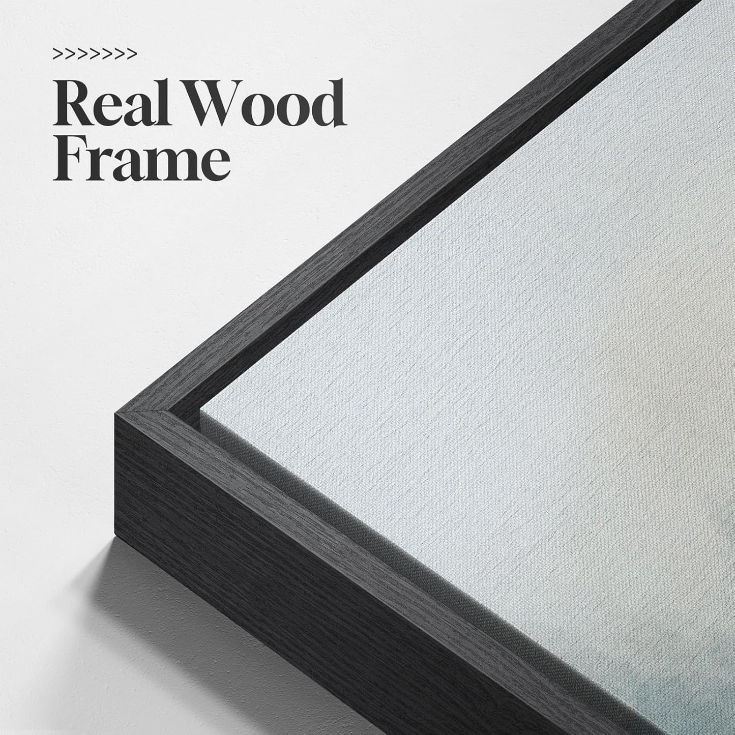 Large Framed Abstract Nature Landscape Wall Art for Living Room, Set of 3 Modern Canvas Prints Paintings Artwork for Walls, Green Lake Pictures for Hallway, Dining Room, Office Wall Decor 24x36 Inch