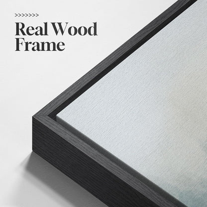 Large Framed Abstract Nature Landscape Wall Art for Living Room, Set of 3 Modern Canvas Prints Paintings Artwork for Walls, Green Lake Pictures for Hallway, Dining Room, Office Wall Decor 24x36 Inch