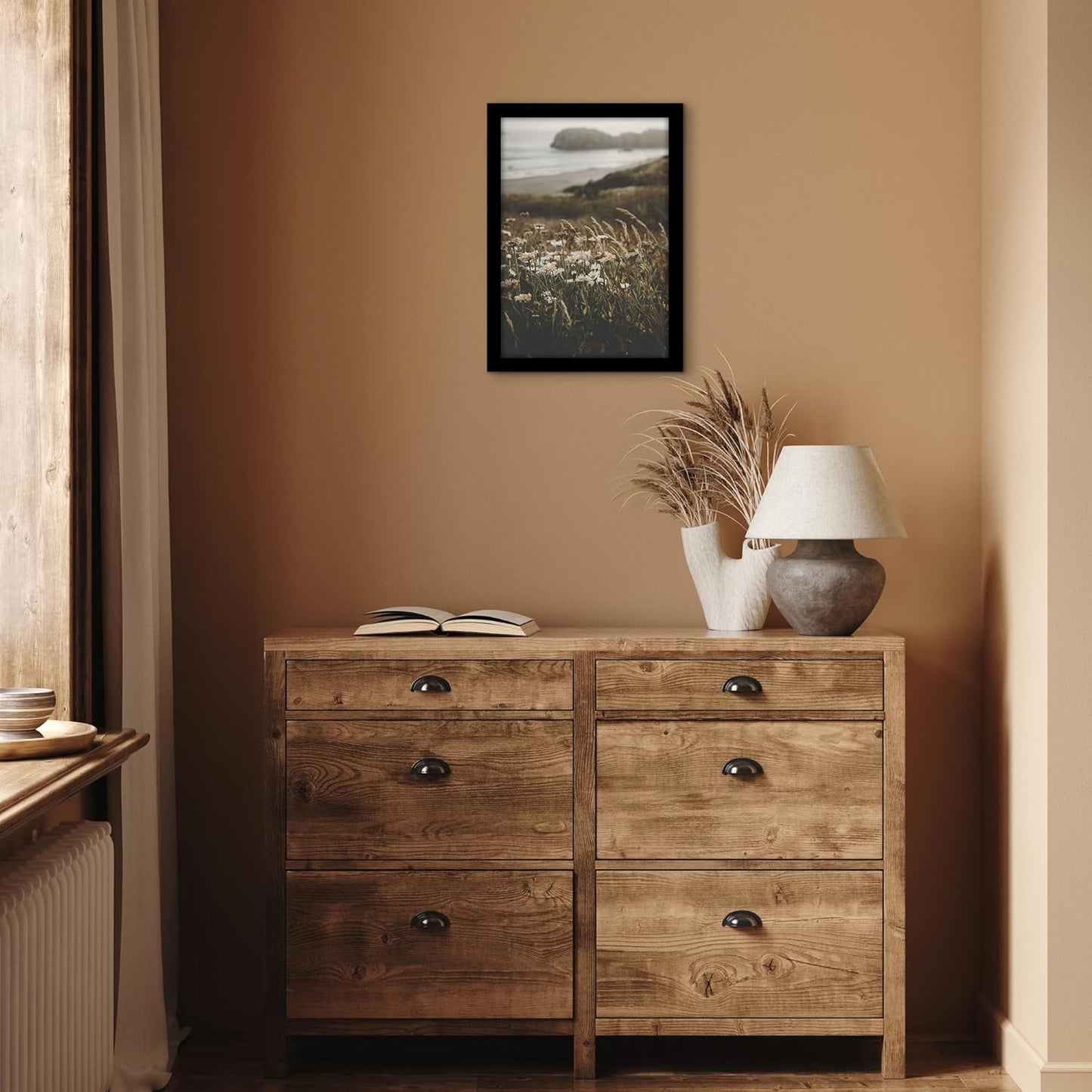 Americanflat 16x20 Picture Frame with Polished Plexiglass - Black Picture Frame - Wide Photo Frames Made of Engineered Wood for Vertical or Horizontal Wall Display - Epic Collection - Black - Colors A