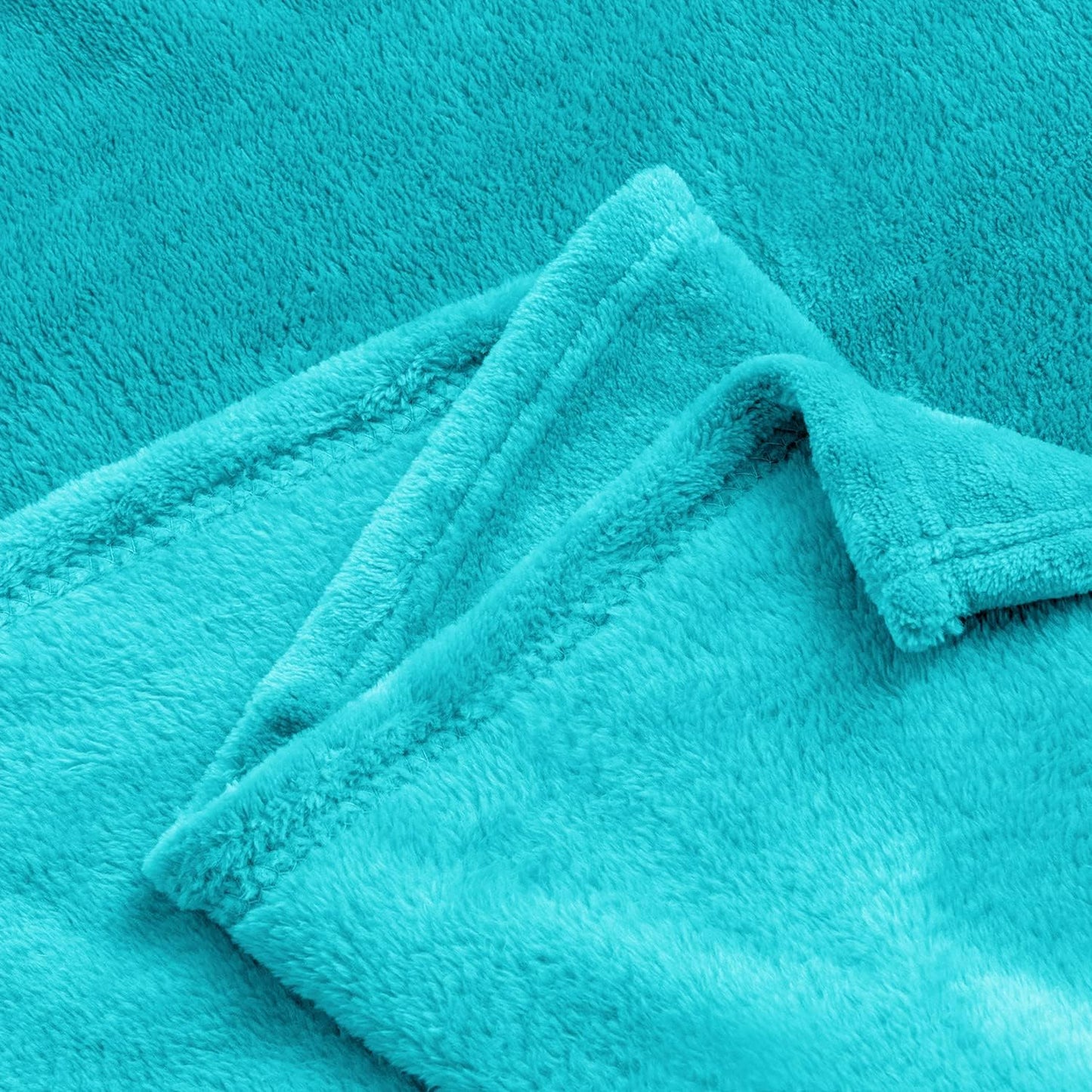 BEDELITE Fleece Blanket Black Throw Blankets for Couch & Bed, Luxury Plush Cozy Fuzzy Blanket 50x60 inches, Super Soft Warm Lightweight Throw Blanket for Travel Camping - Colors A
