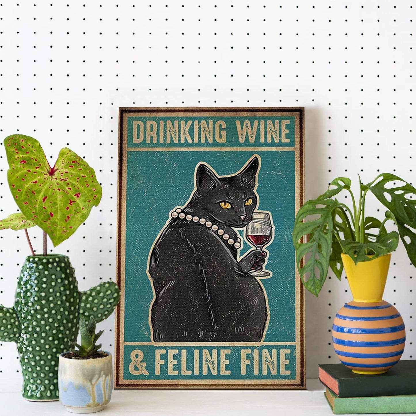 DIHSIEG 12x16 Canvas Wall Art funny bathroom wall art Print Poster Vintage Poster Frameless Floral Can be hung on the Wall Heal Your Heart poster Wall Art Canvas