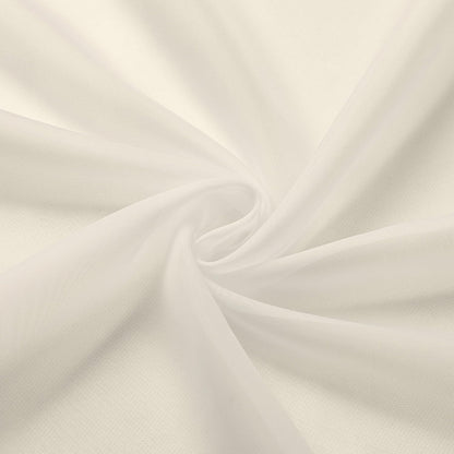 Chyhomenyc Sheer White Valances for Windows 2 Pack, Small Window Curtains for Living Room Bathroom Cafe Laundry Basement, Modern Top Dual Rod Pocket Voile Curtain, 42W x 14L inches, White - Colors A
