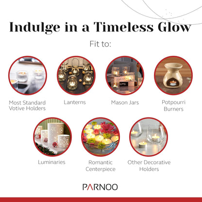 500 Pack Tealight Candles in Metal Cups - Clean, White Unscented Tealight Candles with 3 Hour Long Burning Time for Romantic Dinner, Weddings, Spa & Hotels