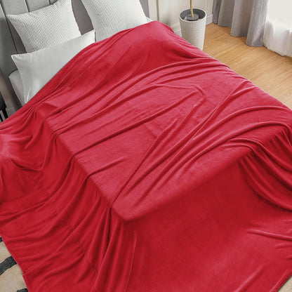 BEDELITE Fleece Blanket Black Throw Blankets for Couch & Bed, Luxury Plush Cozy Fuzzy Blanket 50x60 inches, Super Soft Warm Lightweight Throw Blanket for Travel Camping - Colors B