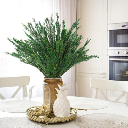 Real Eucalyptus Stems 20PCS Dried Preserved Fresh Eucalyptus Silver Dollar Leaves for Shower - Greenery Branches for Wedding Home Party Vase Filler Spring Decor
