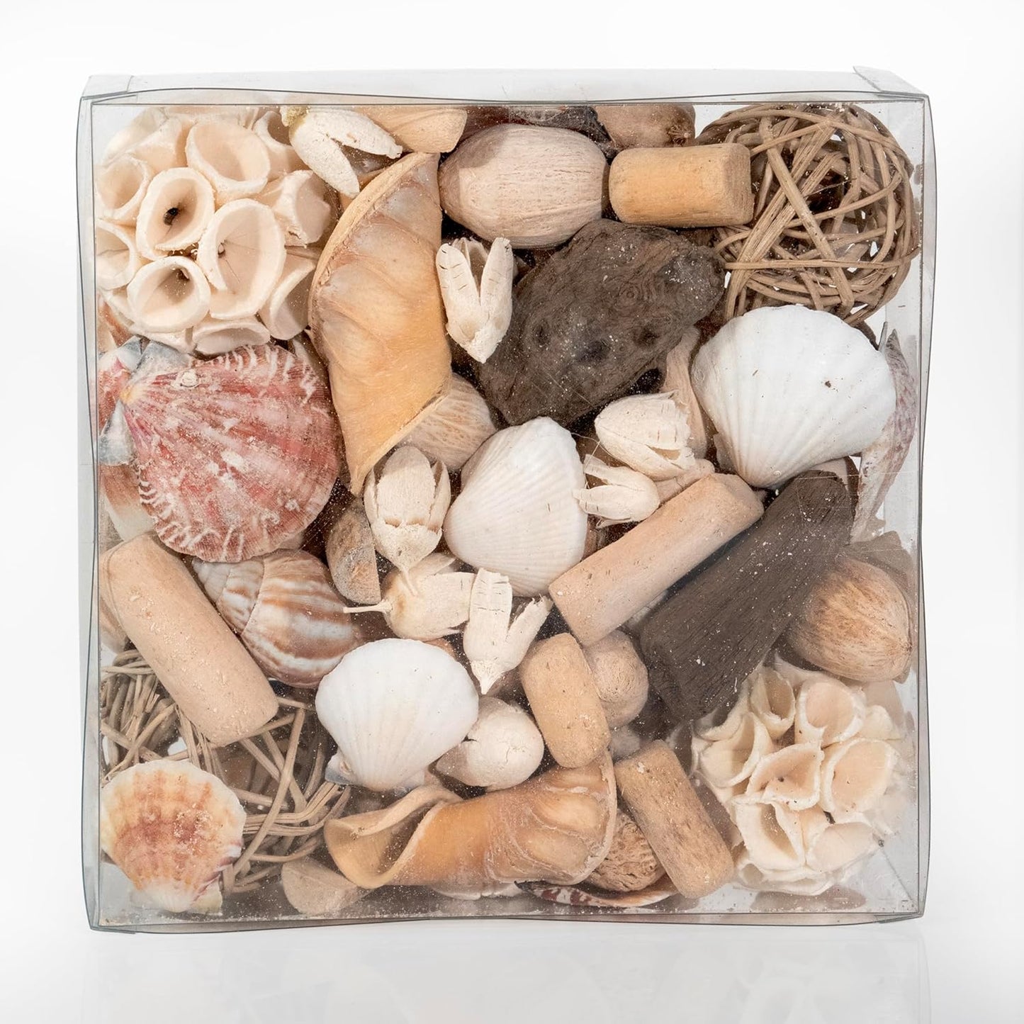 ANDALUCA Maison Box Fragrance Potpourri Decorative Vase & Bowl Filler Home Décor (Coconut Sandalwood)