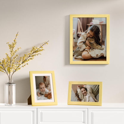 Vittanly 20 Pack Picture Frames Collage Wall Decor, Multi Sizes Including 4pcs 8x10, 8pcs 5x7 and 8pcs 4x6 Photo Frames, Gallery Frame Set for Wall or Tabletop Display, Black, Brown and Dark Grey