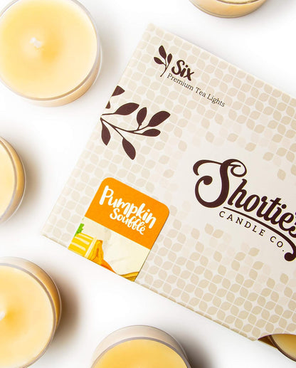 Shortie's Candle Company Vanilla Bean Premium Tealight Candles Bulk Pack - 24 Beige Highly Scented Tea Lights - Beautiful Candlelight - Made in the USA - Bakery & Food Collection