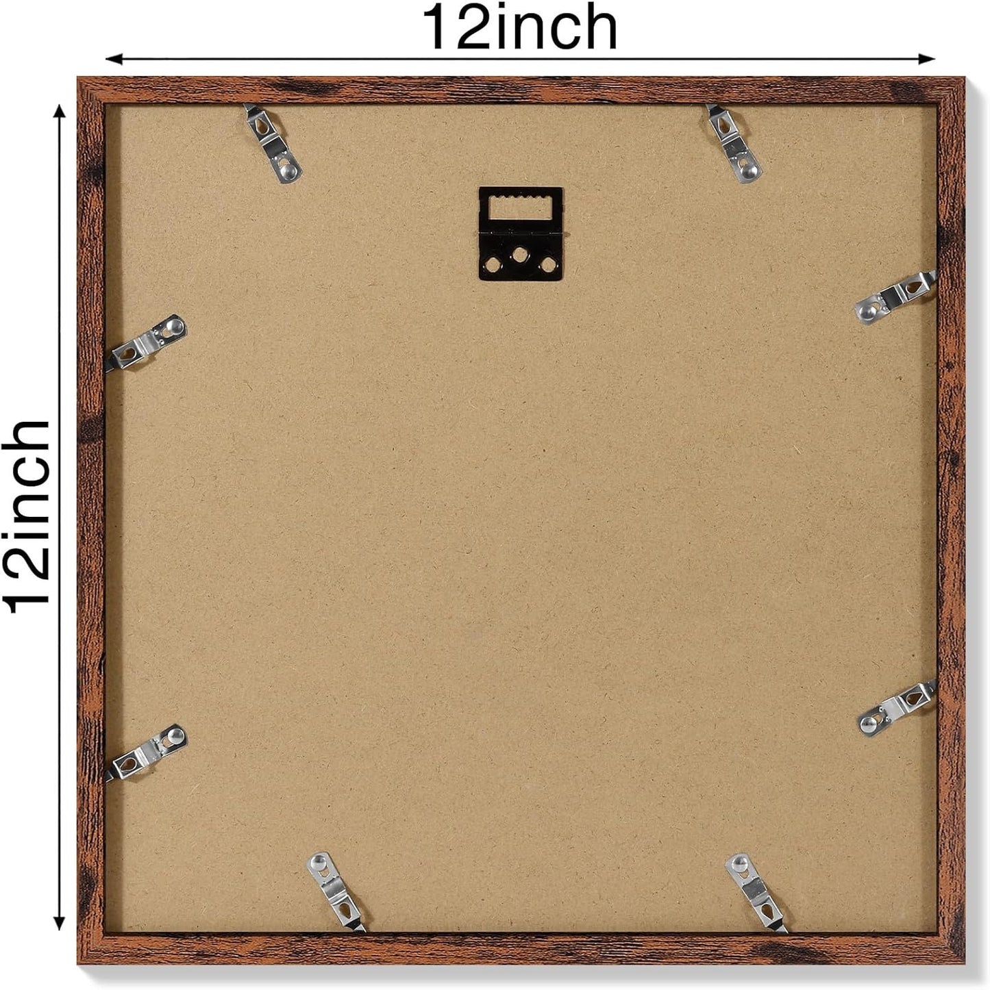 Vittanly 11x14 Picture Frame, Display Pictures 8x10 with Mat or 11x14 without Mat, Photo Frame for Wall Mounting, Black, 1 Pack - Colors A