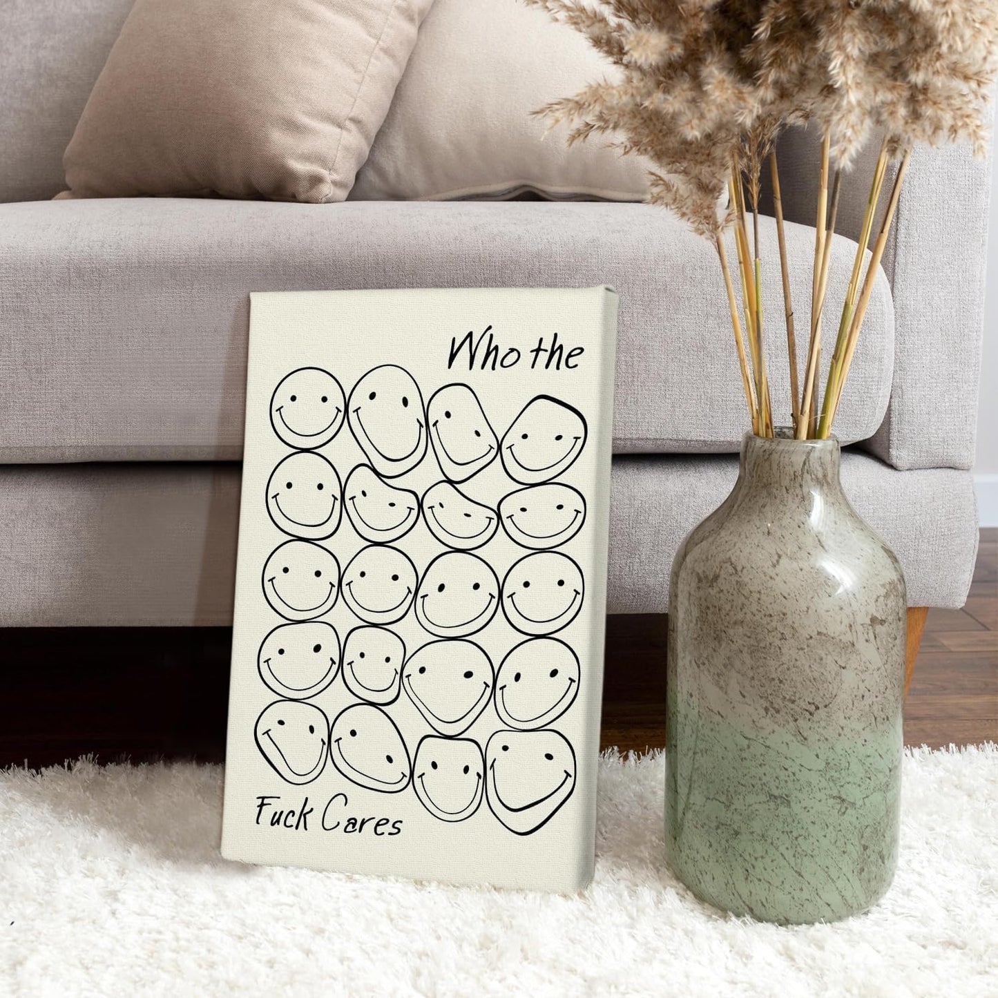 DIHSIEG 12x16 Canvas Wall Art funny bathroom wall art Print Poster Vintage Poster Frameless Floral Can be hung on the Wall Heal Your Heart poster Wall Art Canvas