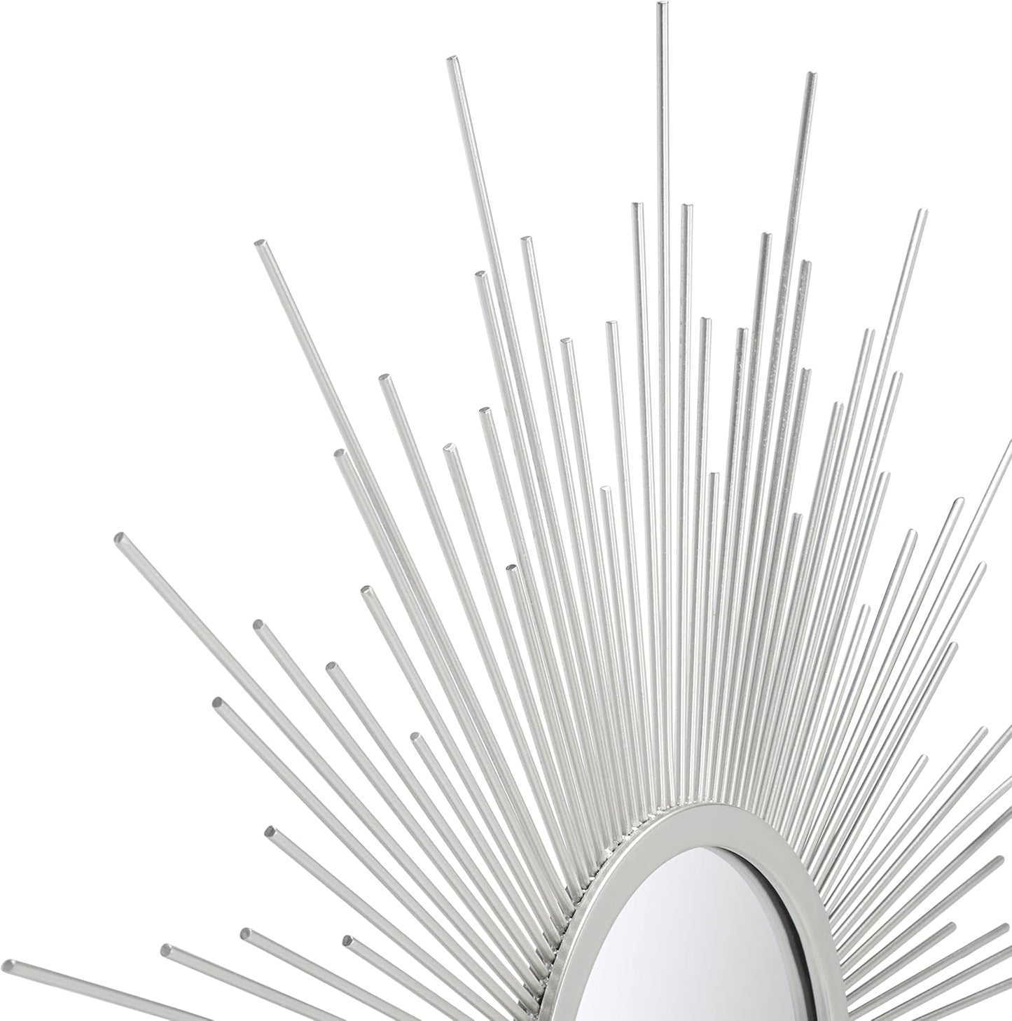 Safavieh Home Collection Alves 30-inch Champagne Sunburst Round Mirror