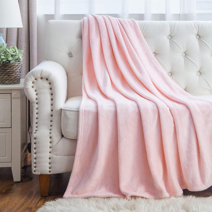 Bedsure GentleSoft Fleece Throw Blanket for Couch Grey - Lightweight Plush Fuzzy Cozy Soft Blankets and Throws for Sofa, Couch, Travel, Camping, 50x60 inches - Colors A