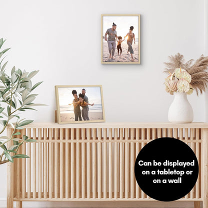 Americanflat 24x36 Poster Frame with Polished Plexiglass - Streamline Collection - Thin Border Picture Frame for Wall Display - Hanging Hardware Included - Black - Colors D