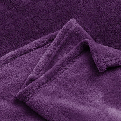 BEDELITE Fleece Blanket Black Throw Blankets for Couch & Bed, Luxury Plush Cozy Fuzzy Blanket 50x60 inches, Super Soft Warm Lightweight Throw Blanket for Travel Camping - Colors A