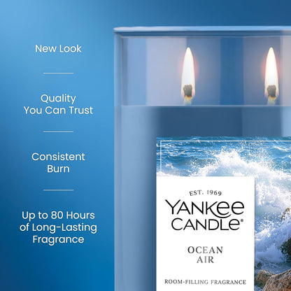 Yankee Candle Large Tumbler Scented Candle with up to 80 Hour Burn Time, Premium Plant Wax Blend for Consistent Burn, 20 oz Tumbler Candle with Room Filling Fragrance, Midsummer's Night