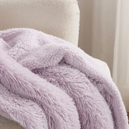 Bedsure GentleSoft Fluffy Fuzzy Faux Fur Throw Blanket for Couch, Soft Sherpa Fleece Cozy Gifts for Women, Plush Bed Blanket Room Decor for Men, Thick Warm Minky Teen Gifts Winter Bedding