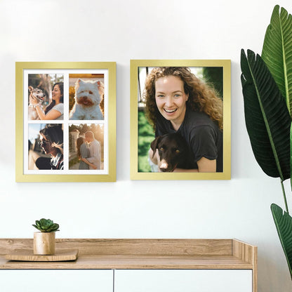 DUENPY 14x26 Collage Picture Frame 4x6 Collage Picture Frame Displays Twelve 4x6 inch Photos Available Horizontal Wall Mounting Display and Vertical Black - Colors A