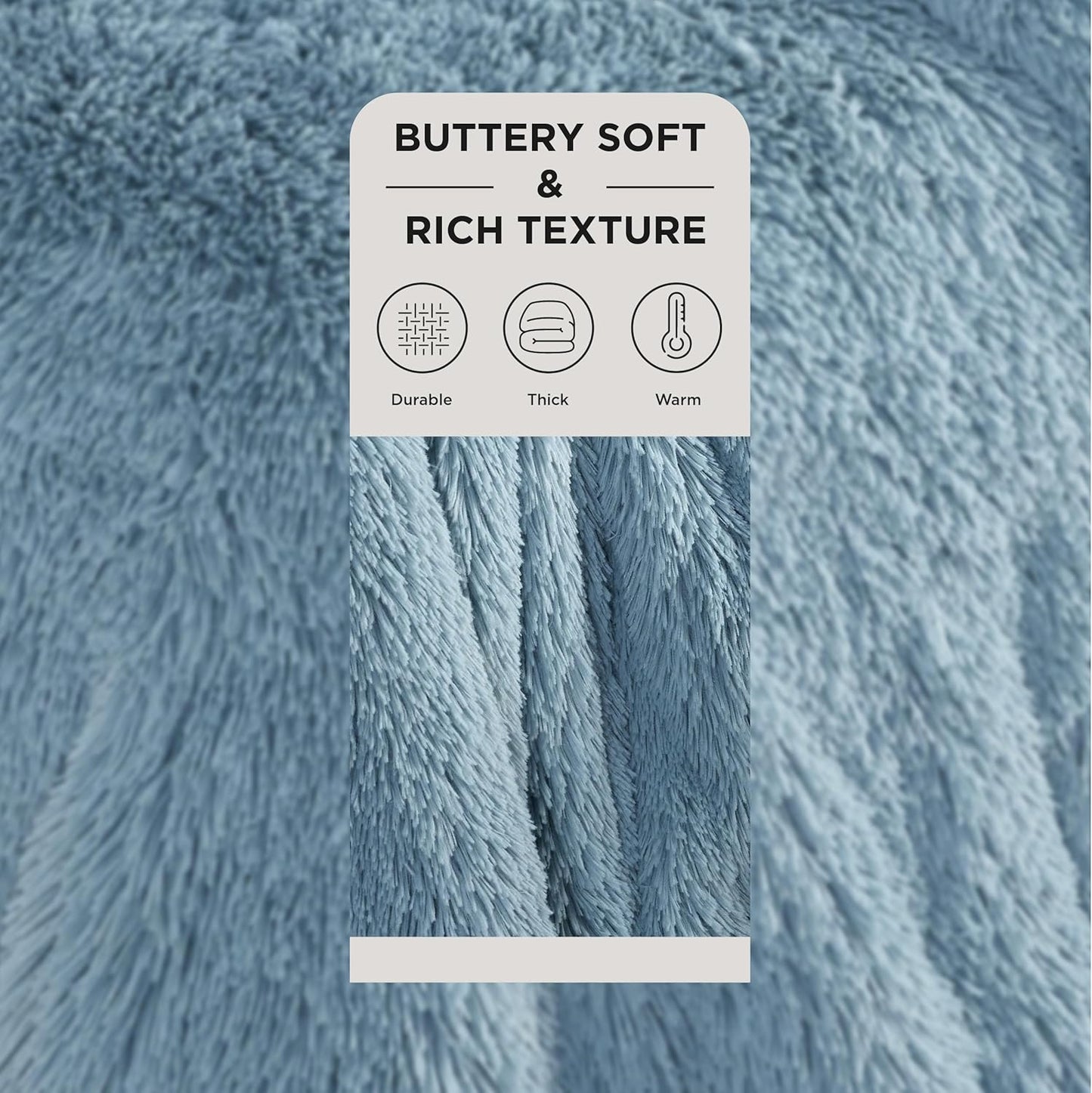 Bedsure GentleSoft Fluffy Fuzzy Faux Fur Throw Blanket for Couch, Soft Sherpa Fleece Cozy Gifts for Women, Plush Bed Blanket Room Decor for Men, Thick Warm Minky Teen Gifts Winter Bedding