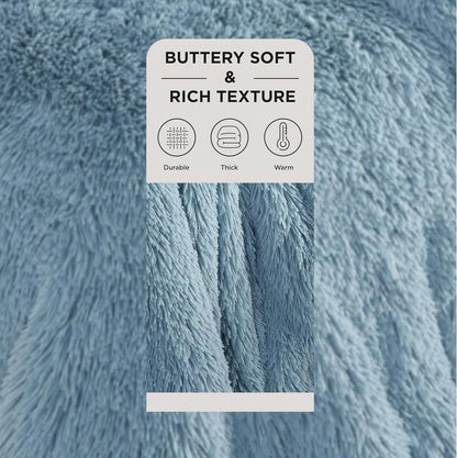 Bedsure GentleSoft Fluffy Fuzzy Faux Fur Throw Blanket for Couch, Soft Sherpa Fleece Cozy Gifts for Women, Plush Bed Blanket Room Decor for Men, Thick Warm Minky Teen Gifts Winter Bedding