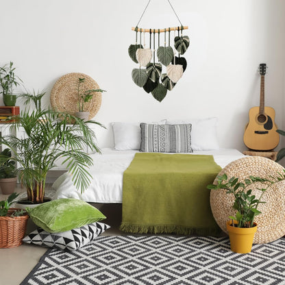 Boho Wall Decor - Large Macrame Wall Hanging - Boho Bedroom Decor - Tapestry for Bedroom - 31x39 inches