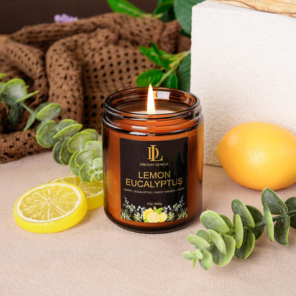 Scented Candles Set, 4 Pack Soy Candles for Home Scented, Candle Gifts for Men Women, Scents of Pineapple Cocktail/Coconut Vanilla/Pink Sands/Bahamian Breeze