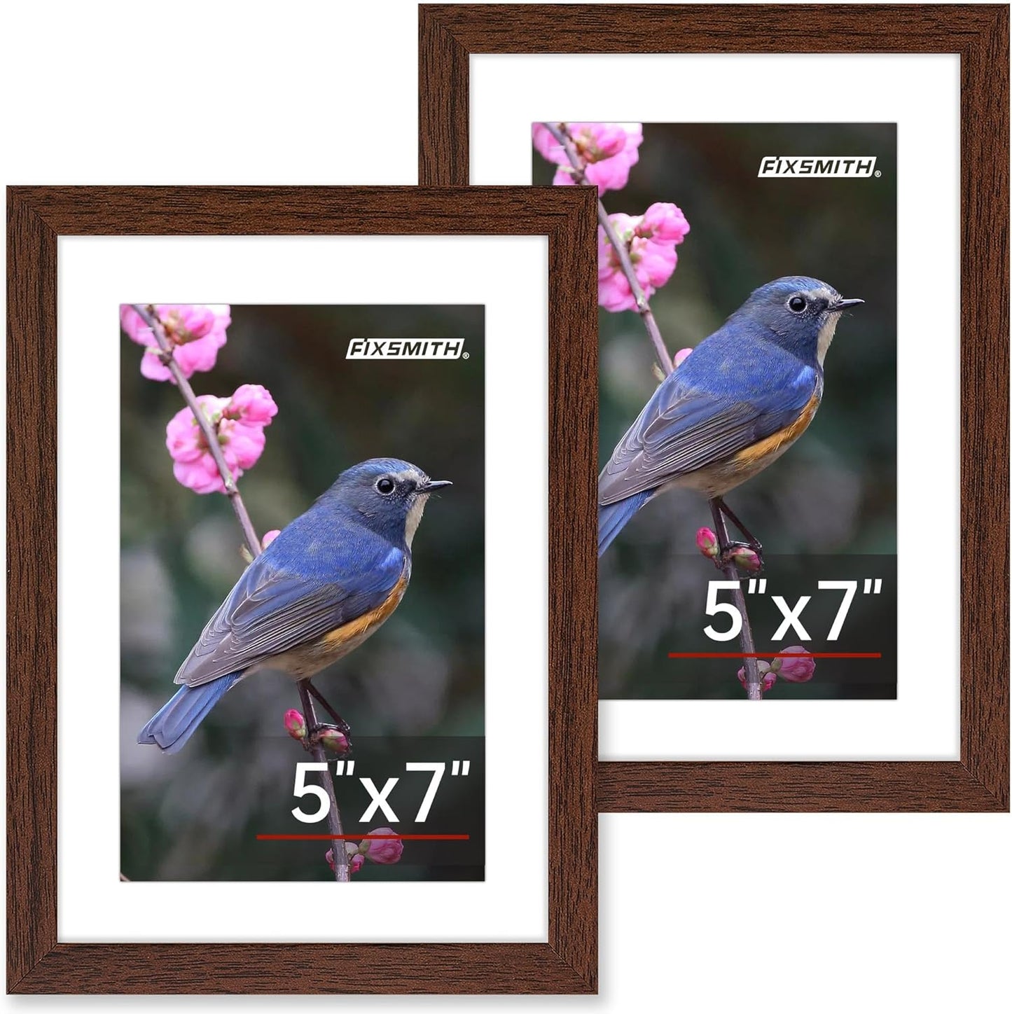 FIXSMITH 10 Pack Picture Frames Collage Wall Decor for Mounting or Tabletop Display, Gallery Wall Frame Set with Two 8x10 Black Frames, Four 5x7 Frames and Four 4x6 Frames, Multi-Pack Photo Frame Set