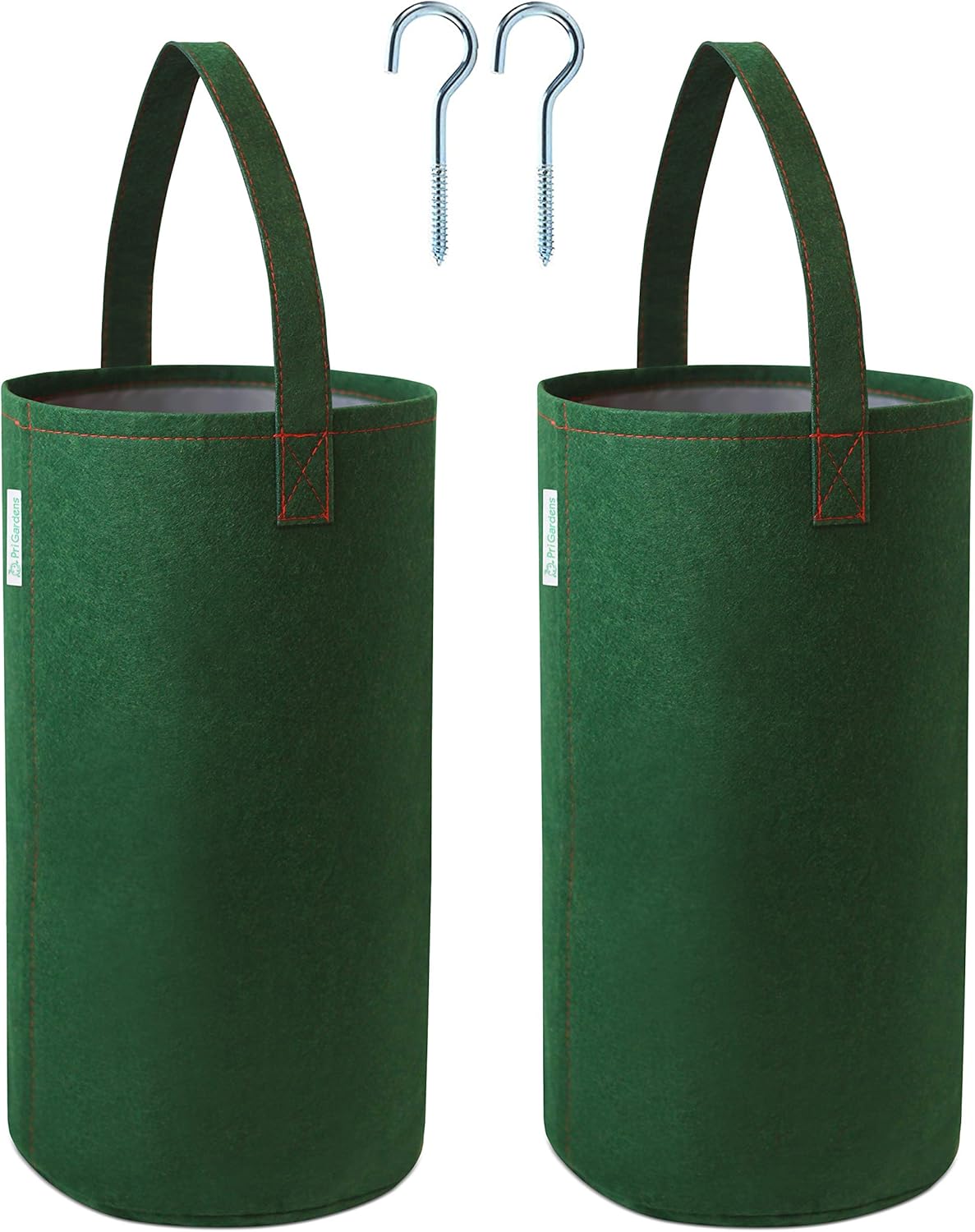 Pri Gardens Upside Down Tomato Planter, 2- Pack(Requires Plants,Soil and Fertilizer, not Included)