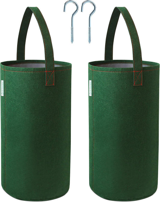 Pri Gardens Upside Down Tomato Planter, 2- Pack(Requires Plants,Soil and Fertilizer, not Included)