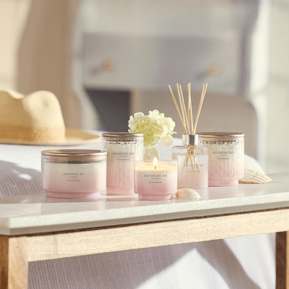 Chesapeake Bay, 11oz Marine Drift Scented Candle, Mood Evoking Fragrance, Textured Sea Glass-Inspired Jar, Premium Soy Blend Wax with Essential Oils, Coastal Fragrance for Home Décor or Gifting