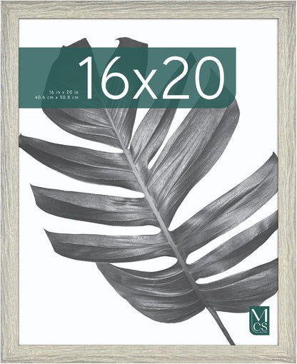 MCS Studio Gallery 16x24 Poster Frame Black Woodgrain Engineered Wood, Vertical & Horizontal Wall Hanging Large Picture Frame for Photos, Posters & Art Prints (1-Pack)