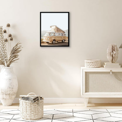 Americanflat 24x36 Poster Frame with Polished Plexiglass - Streamline Collection - Thin Border Picture Frame for Wall Display - Hanging Hardware Included - Black - Colors C
