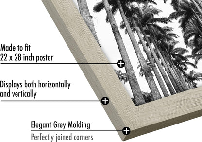 Americanflat 16x20 Picture Frame with Polished Plexiglass - Black Picture Frame - Wide Photo Frames Made of Engineered Wood for Vertical or Horizontal Wall Display - Epic Collection - Black - Colors A