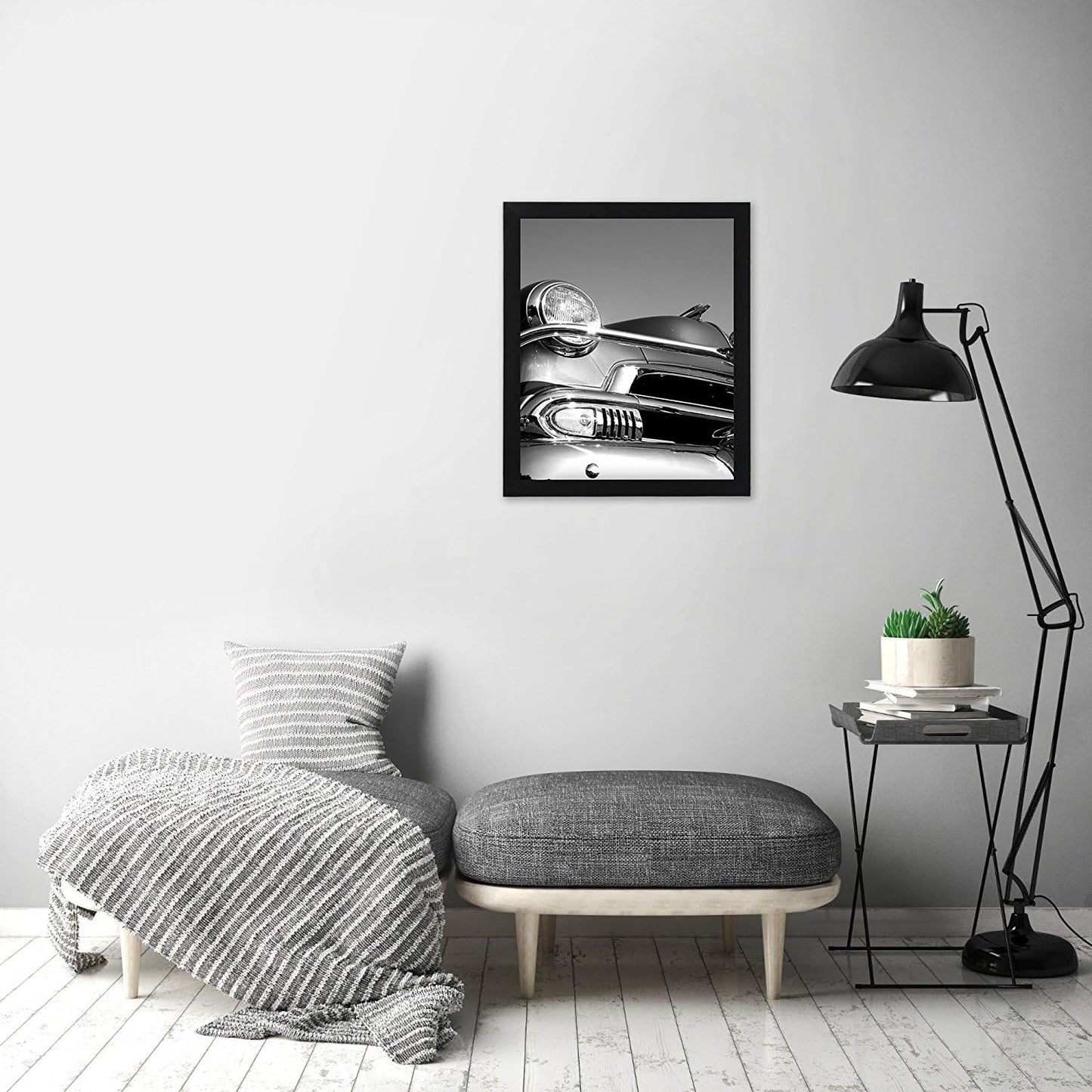 Americanflat 16x20 Picture Frame with Polished Plexiglass - Black Picture Frame - Wide Photo Frames Made of Engineered Wood for Vertical or Horizontal Wall Display - Epic Collection - Black - Colors B