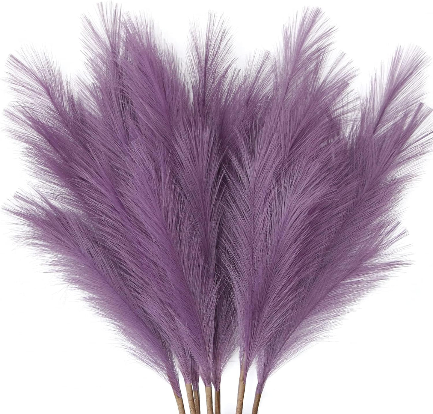 ZIFTY 7-Pcs 38"/3.1FT Faux Pampas Grass Large Tall Fluffy Artificial Fake Flower Bedroom Decor Boho Decor Bulrush Reed Grass for Vase Filler Farmhouse Home Wedding Decor (Beige Mixed)