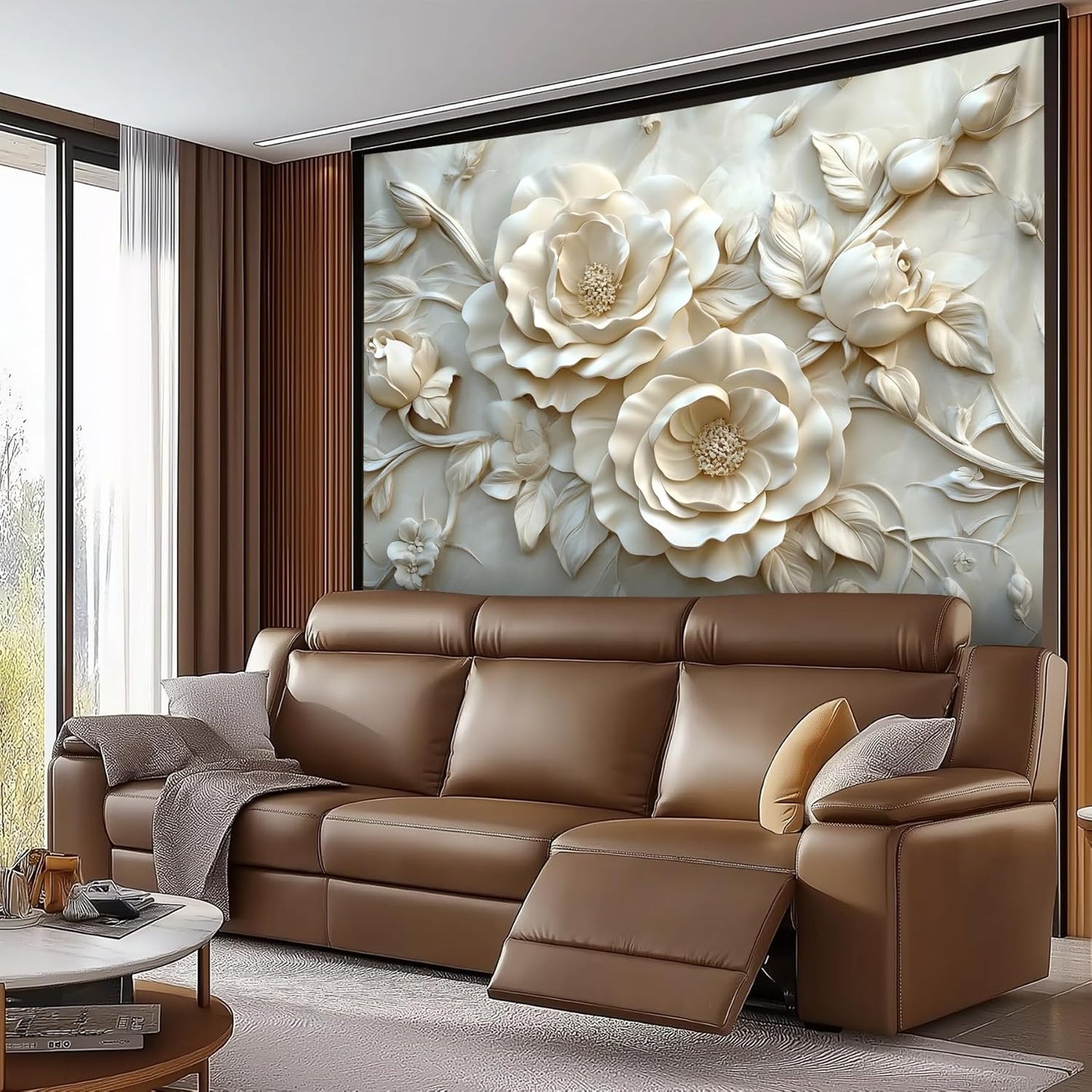BSFHH 3D Animal Tapestry Wall Hanging Art Bedroom Living Room Wall Art Poster (Elephant, 90''×70'')